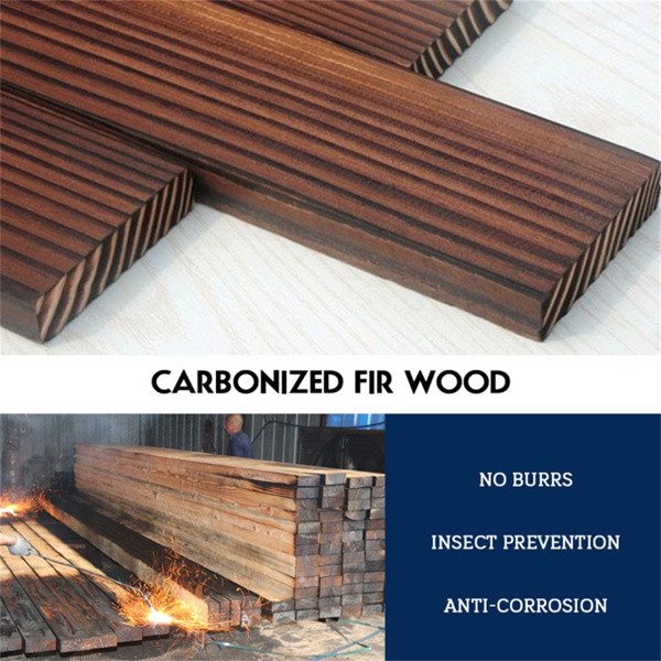 乡村风格的2层手动泵桶式喷泉，庭院花园的室外木制冷杉喷泉-8