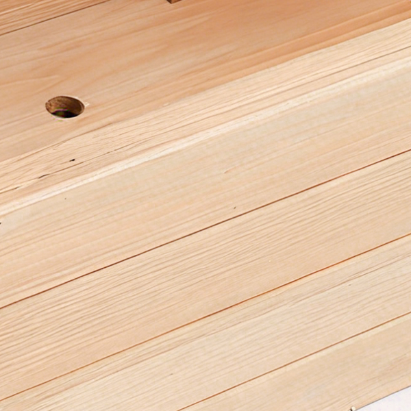 110*44.5*113CM 原木色 带拱形格子 高架花园床 杉木 木种植-9