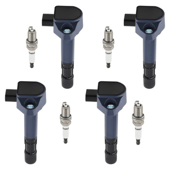 4* Ignition Coils & Spark Plugs fit for Honda Civic 2001-2005 L4 1.7L 30520PDKA01