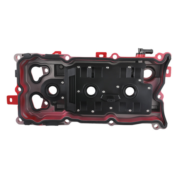 2x Aluminum Valve Cover + Gaskets + Oil Cap Kit fit for Infiniti QX60 3.5L 2015-2018-3