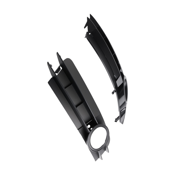 Pair Front Bumper Fog Lamp Cover fit for Audi A6/A6 Quattro 2005-2008 AU1039104-6