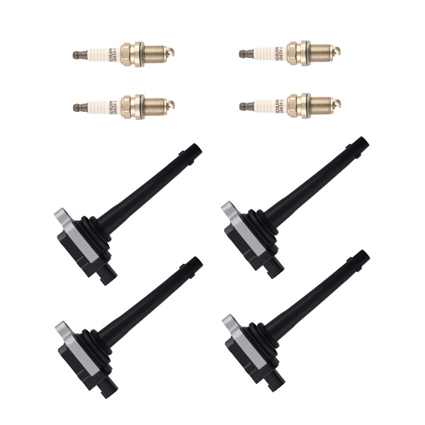 Ignition Coil & Spark Plug Bundle 4x fit for Nissan Sentra 2.0L 07 08 09-6