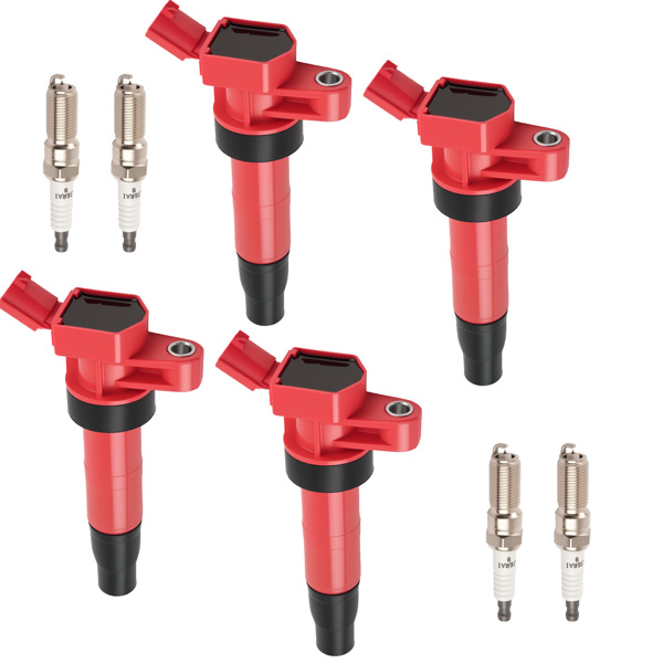 4PCS Ignition Coils & Spark Plugs fit for Kia Sorento Sportage 2.4L 2011-2013-6