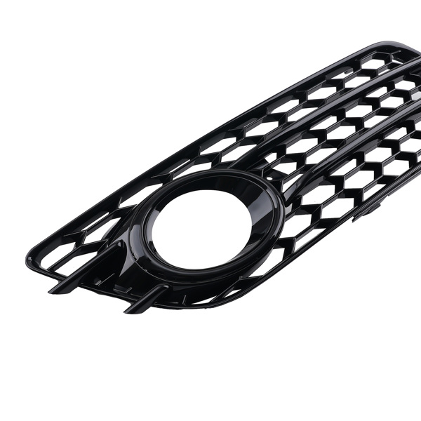 Front Bumper Fog Lamp Grille Cover fit for Audi S4 Base 3.0L Supercharged 2008-2012-2