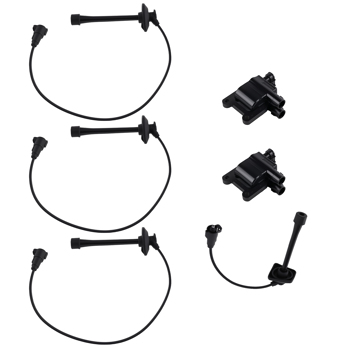 2x Ignition Coil & 4x Wire Set fit for Toyota Camry Solara 2.2L L4 Engine UF-180