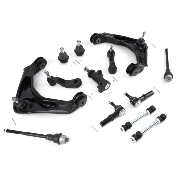 13pcs Front Upper Control Arms Tie Rods fit for Chevy Silverado Sierra 2500 3500 HD-6