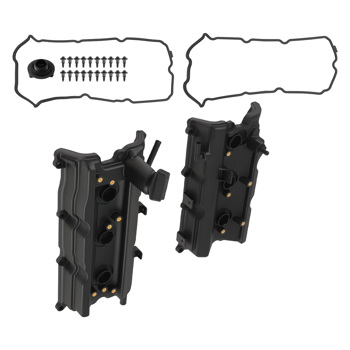 Engine Valve Cover Pair fit for Nissan 350Z G35 2003-2008 VQ35DE with Gaskets