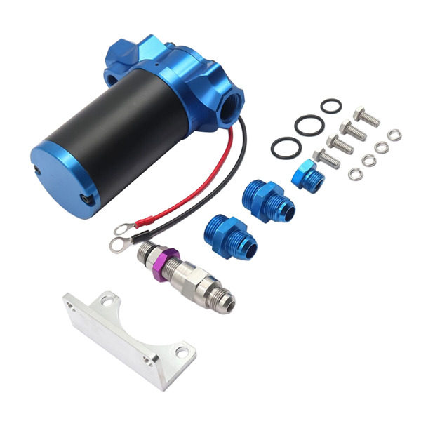 燃料气酒精泵 Durable 400GPH Electric Fuel Gas Alcohol Pump Blue Replacement for Street Racing DM-2806-4
