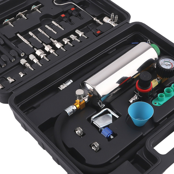 Fuel Injector Cleaning Kit Non-Dismantle Fuel Injector Cleaner Tool 140PSI New-5