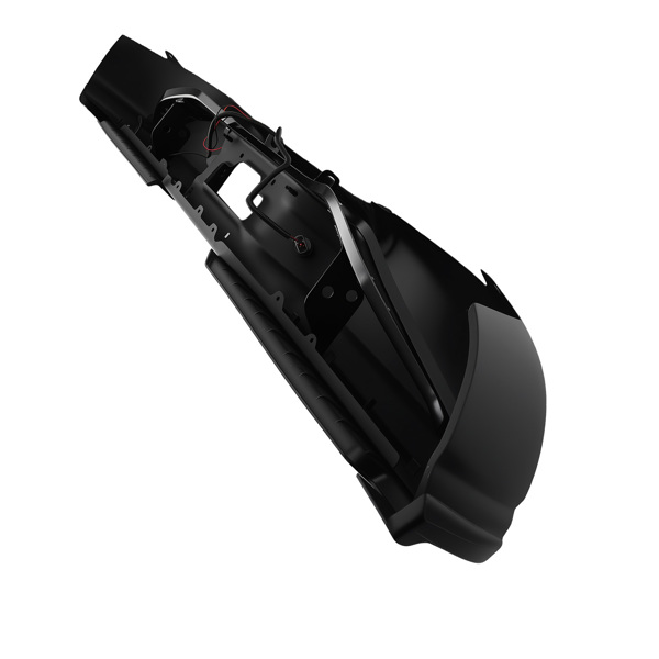 Black Rear Bumper Assembly fit for Ford F-250/F-350 1999-07 9L3Z17906DPTM Steel-2