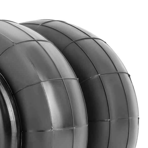 Set of 2 2600 lb Universal Air Bellow Air Spring Bag Single Port fit for Dodge Ram-5