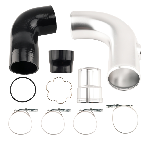 Cold Turbo Intercooler Pipe Kit fit for Ford 6.7L Powerstroke F250  2017-2019-6