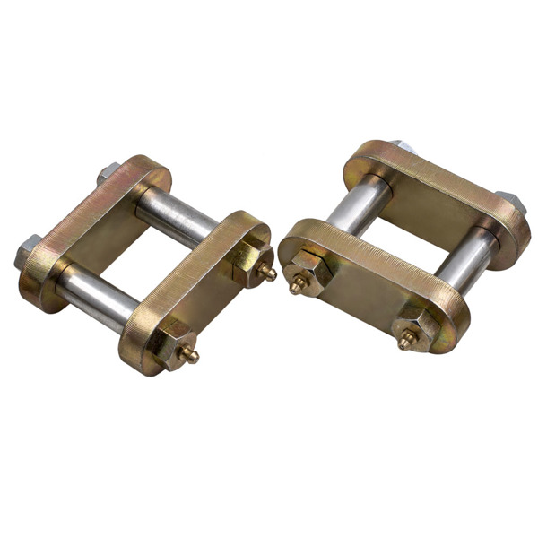 Greasable Shackle Spring Bolt Link Kit fit for Heavy Duty Tandem Axle Truck Trailer-2