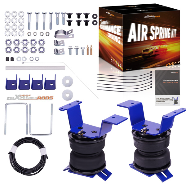Rear Air Spring Leveling Kit fit Silverado fit for Sierra 1500 Short Bed 07-2015 18-6