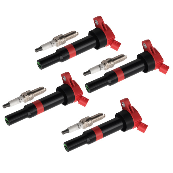 UF-651 Compatible Ignition Coil & Iridium Spark Plug Set fit for Hyundai Elantra GT-6