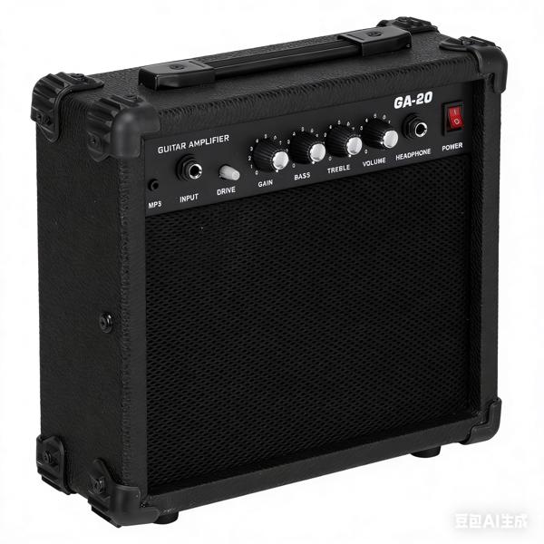  20W 电吉他音箱 黑色-10