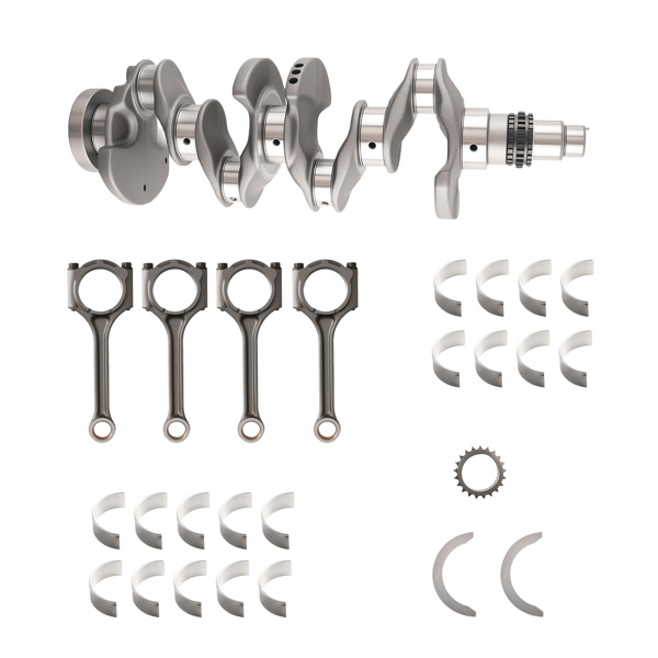 Engine Crankshaft & Rods & Bearings Set fit for 2012-2016 Hyundai Elantra 1.8L-6