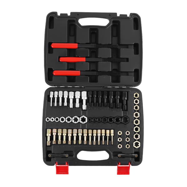 Complete Automotive Thread Chaser Kit 61pc SAE & Metric fit for Damaged Bolts-1