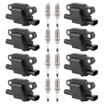 Ignition Coil and Iridium Spark Plug Set fit for Corvette 6.0L 6.2L 7.0L V8