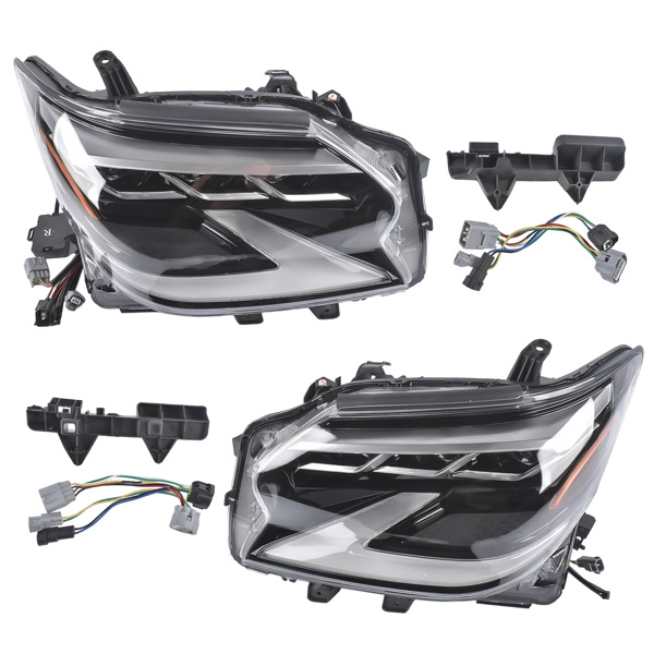 大灯总成 Left +Right LED Headlight Headlamp Replacement for Lexus GX460 2014 2015 2016 2017 2018 2019 8118560G21 8114560G21-3