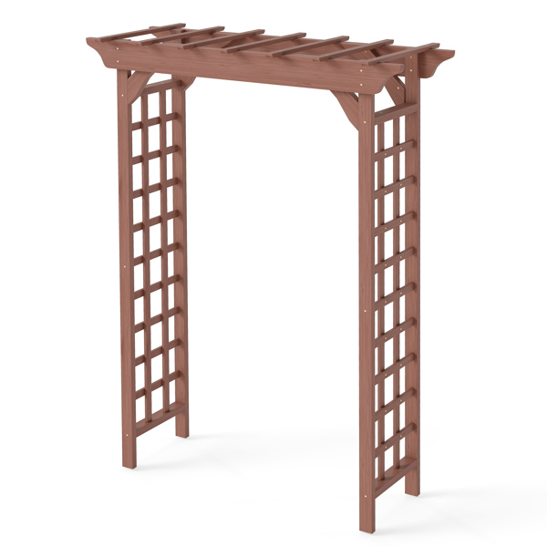 木制花架，婚礼仪式拱门，植物攀爬木格架，花园庭院圣诞装饰凉亭--不支持self-pick up且不支持指定仓库发货-7