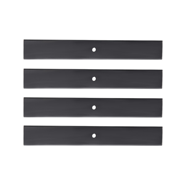 4x Black Universal Storage Shelving Brackets Powder Coated 19.6'' (D)x59.3'' (H)-3