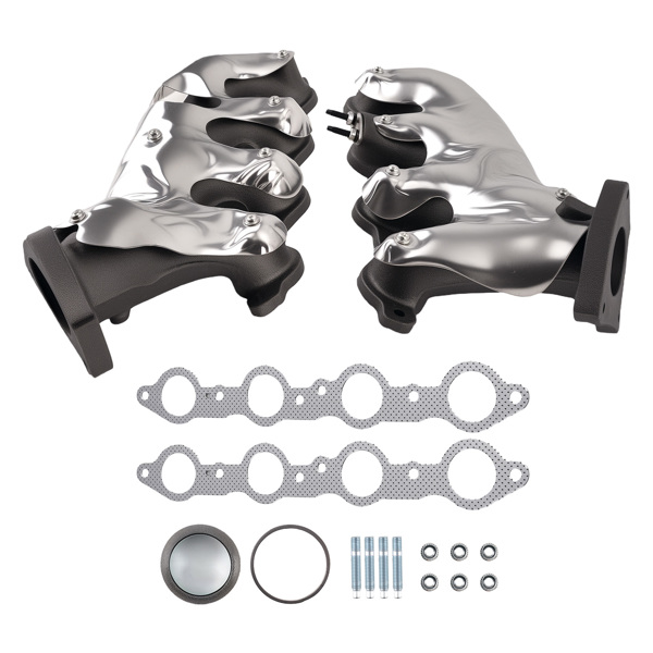 Left & Right Exhaust Manifold fit for Chevy Silverado GMC Sierra /Yukon 1500 2500-6