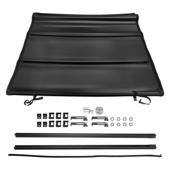 5.5ft Soft Roll Up Tonneau Cover Black fit for Toyota Tundra 22-2024 2025 2026 Vinyl