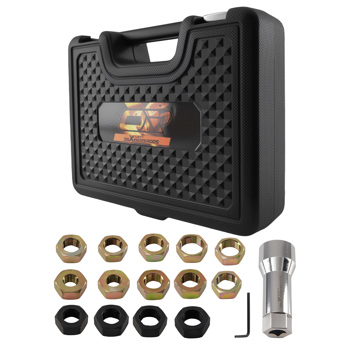 Professional Axle Thread Restorer Set M16-M27 & SAE with Extension Bar
