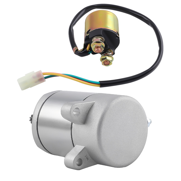 Starter & Relay fit for Honda TRX350FE FM TE TM FourTrax Rancher 4x4 ES 2000-2006-6