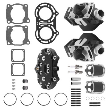 Cylinder Head Piston Gasket Top End Kit fit for 87-06 Yamaha Banshee 350 YFZ350