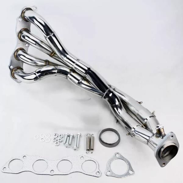 排气管 Exhaust Manifold Headers For Honda 2002-2005 Civic Si/SiR 2.0L 2002-2006 Acura RSX Base 2.0L 入口1-3/4"，出口2-1/2" MT001307/SY（禁售亚马逊&TEMU）(不支持无理由退货)-1