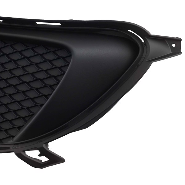 Pair Front Bumper Fog Lamp Grille Cover Set fit for Mercedes-Benz CLA W117 2016-2019-2