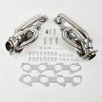 排气管 Exhaust Manifold Headers For Dodge 2009-2018  Ram 1500 5.7L，法兰底部开槽 MT001316/SY（禁售亚马逊&TEMU）(不支持无理由退货)
