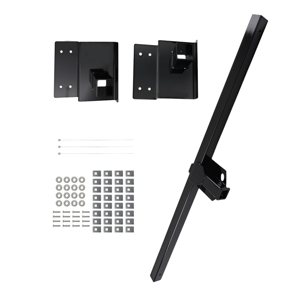 2in Square Hitch Receiver Class 3 Heavy Duty Steel Black 3500lbs Capacity-6