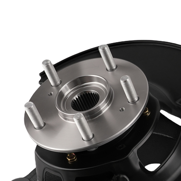 Pair Steering Knuckle fit for Honda Pilot 2005-2008 KA698492 698492 Black-1