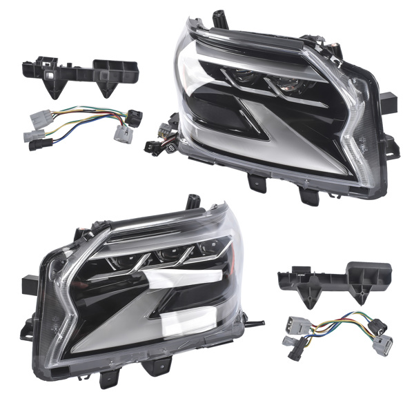 大灯总成 Left +Right LED Headlight Headlamp Replacement for Lexus GX460 2014 2015 2016 2017 2018 2019 8118560G21 8114560G21-5