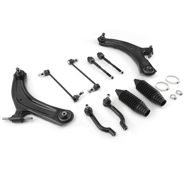 Suspension 10Pc Front Control Arm Tie Rod Sway Link fit for Nissan Rogue 2008-2013-6