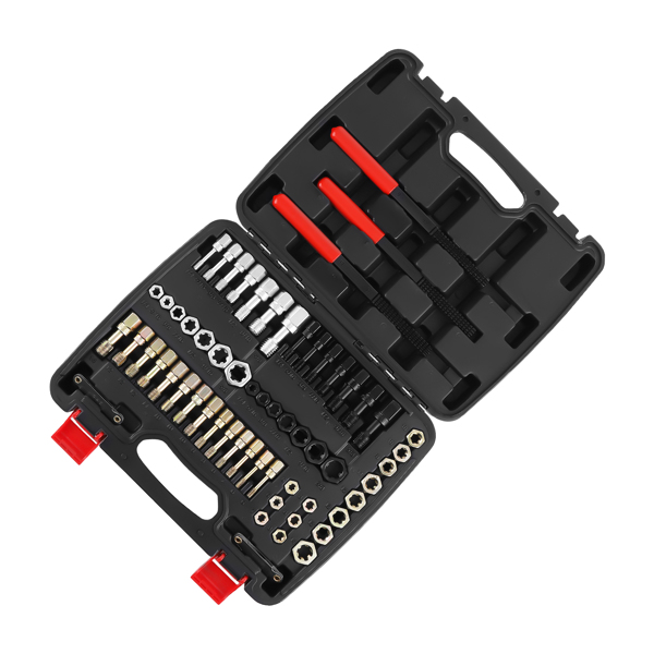 Complete Automotive Thread Chaser Kit 61pc SAE & Metric fit for Damaged Bolts-5