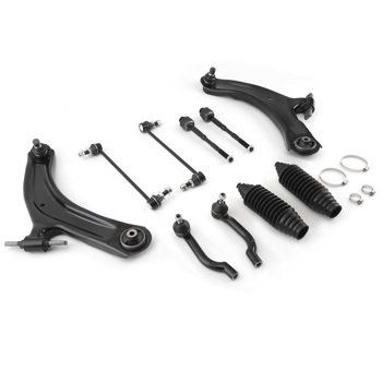 Suspension 10Pc Front Control Arm Tie Rod Sway Link fit for Nissan Rogue 2008-2013