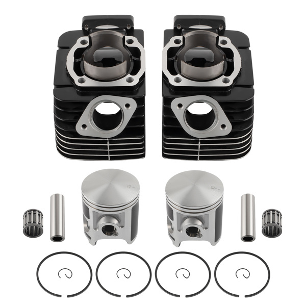 Engine Cylinder Piston Top End Rebuild Kit fit for Yamaha RD350 1973 1974 1975-6