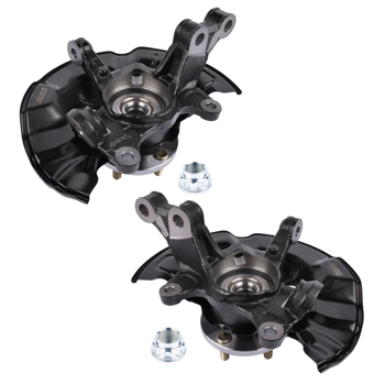 转向节总成 2X Front Steering Knuckles &Wheel Hub Bearings Replacement for Toyota Corolla Matrix 2014-2018 698-477