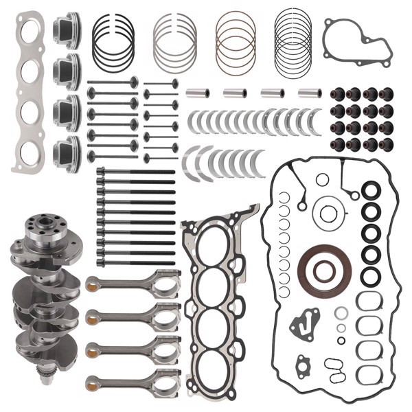 Engine Crankshaft / Rods / Pistons Gaskets Rebuild Kit fit for Hyundai Kia 2.0L G4NA-6
