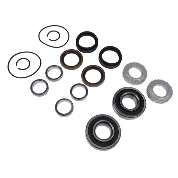 车轮轴承和密封套件 ABS Rear Wheel Bearing Seal Ring Kit Replacement for 69-06 Toyota 4Runner Tacoma Tundra T100-4