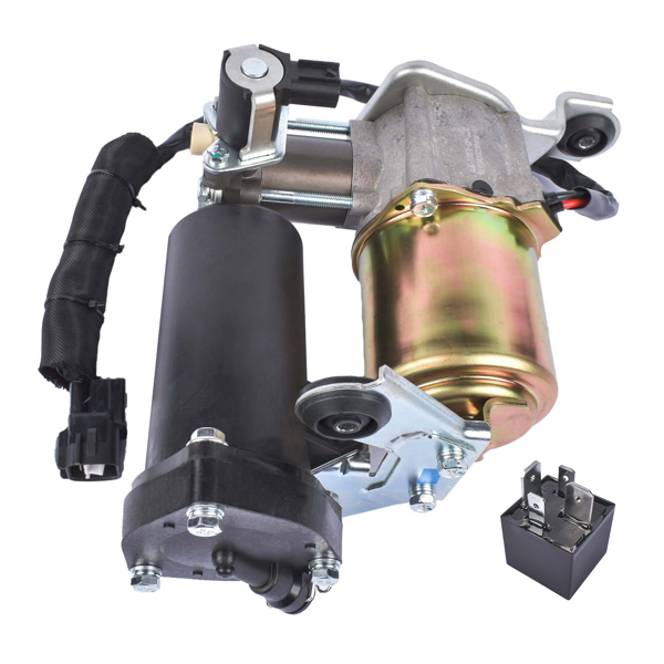 打气泵 Air Suspension Compressor W/Dryer Replacement for Lexus GX470 Toyota 4Runner 4.7L 2003-2009 48910-60020 48910-60021-5