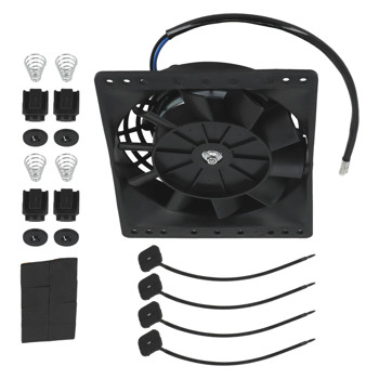 6\\'\\' Inch Slim Push Pull Electric Radiator Cooling Fan Mount Set Universal 80W