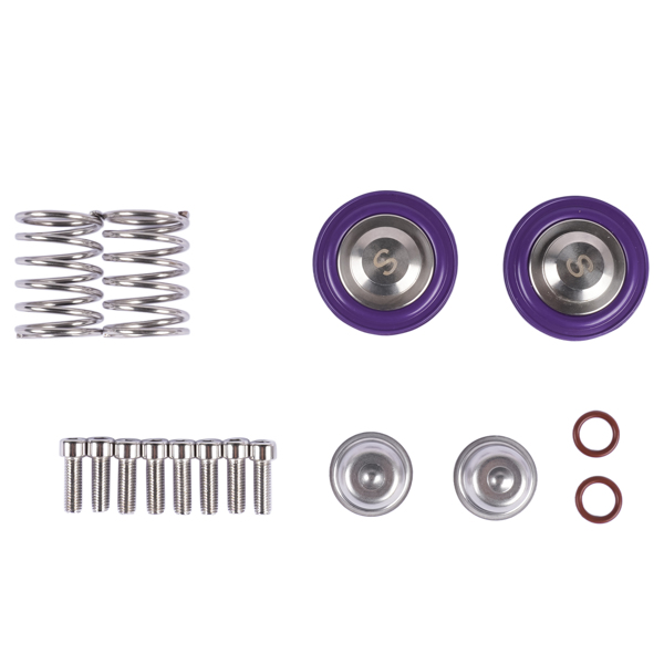 调节器隔膜 2Pcs Fuel Rail Air/Regulator Diaphragm Replacement for Mercury Optimax 3.0L Engine 8M6002988-2