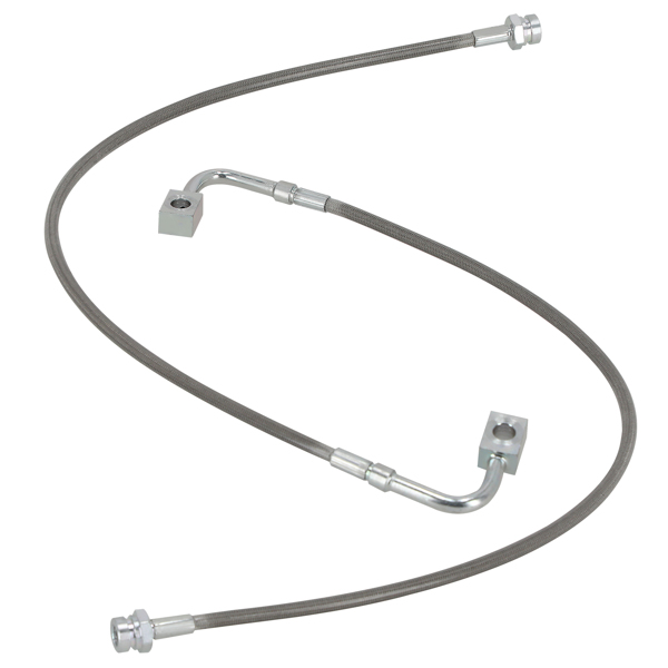 Stainless Steel Extended Brake Lines Fit fit for Jeep Wrangler 2WD/4WD 2007-2017-5