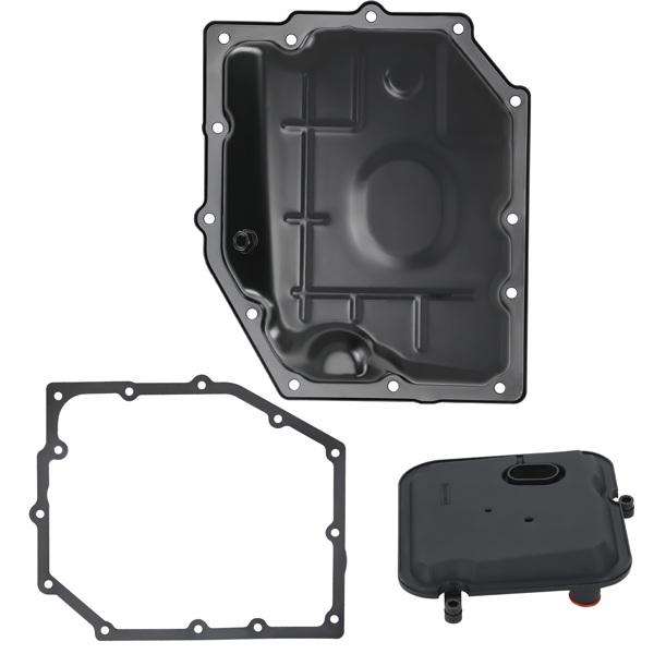 Transmission Oil Pan Kit + Oil Filter + Gasket fit for Jeep Wrangler l4 2.4L l6 4.0L-6