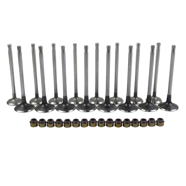 气门套装 12x Intake & Exhaust Valves Set Replacement for VW Audi A4 S4 S5 A6 A7 A8 Q5 Q7 3.0 TFSI 06E109601E 06D109611H-4